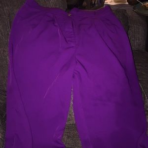 Purple vintage inspired work trousers